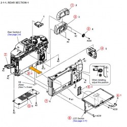 A7-2 / ILCE7M2 / ILCE7M2K Sony Camera Exploded Diagram