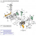 DCRSR190E / DCRSR200 / DCRSR200C / DCRSR200E /  DCRSR290E / DCRSR300 / DCRSR300C / DCRSR300E Sony Camera Exploded Diagram