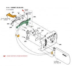 DCRSR190E / DCRSR200 / DCRSR200C / DCRSR200E /  DCRSR290E / DCRSR300 / DCRSR300C / DCRSR300E Sony Camera Exploded Diagram