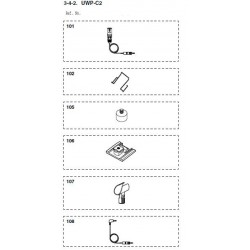 UWP-C1 / UWP-C2 / UWP-S1 / UWP-X1 / UWP-X5 / UWP-X2 / UWP-C3 Sony Exploded Diagrams