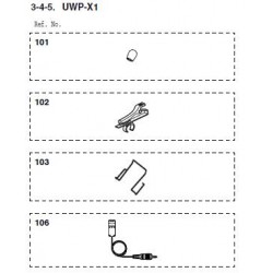 UWP-C1 / UWP-C2 / UWP-S1 / UWP-X1 / UWP-X5 / UWP-X2 / UWP-C3 Sony Exploded Diagrams