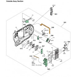PXWFS7 / PXWFS7K Sony Camera Exploded Diagram