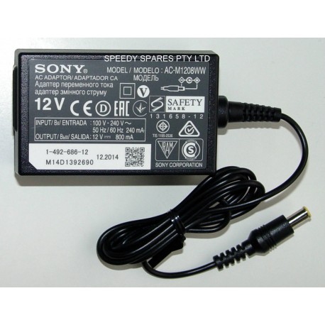 AC Adapter Power Cord for SONY BDP-S1200 BDP-S1700 BDP-S6500 Blu-Ray Disc Player