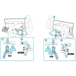 Sony Television Stand Legs for KD-55X8500F