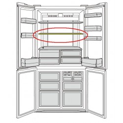 Sharp Fridge Glass Shelf