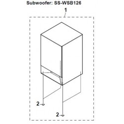 BDVN9200W Speakers Sony Audio Exploded Diagram