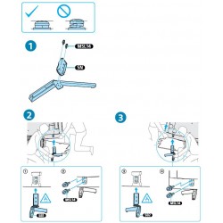 Sony Television Stand Legs for KD-55X8000G